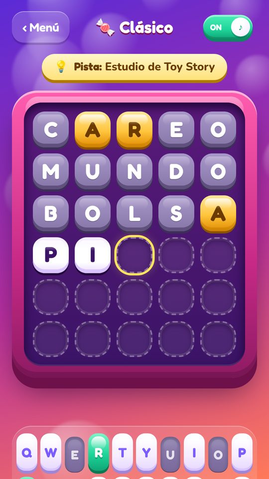 Partida en estilo Clásico con pista